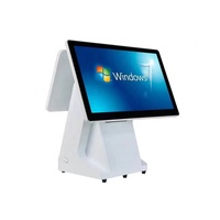 Facturation au détail Table 15.6 pouces 11.6 "Écran tactile double face Tout en un PC Pos Systems Machine de caisse enregistreuse