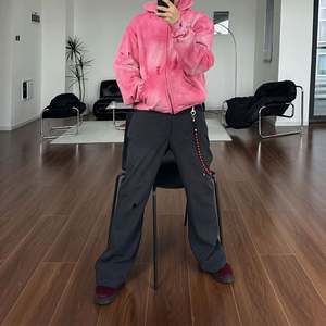 Custom <b>Vintage</b> Washed <b>Hoodie</b> Men Oversized French Terry <b>Zip</b> <b>up</b> Distressed <b>Hoodie</b> Manufacturer - Product Image 5