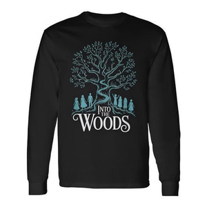 Camiseta de manga larga Into The Woods con diseño de teatro musical de Broadway - Product Image 2