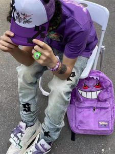Mochilas escolares portátiles para niños Dibujos animados Anime Cool Poke Mon <span class=keywords><strong>Gengar</strong></span> Mochilas Bolsas de hombros de alta capacidad para niños - Product Image 6