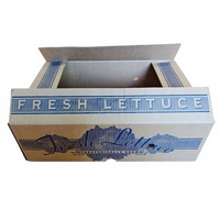 Emballage en carton ondulé en gros, 5 kg, robuste, écologique, en matériaux recyclés, doublé d'éponge, pour fruits et légumes