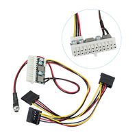 Entrée DC ATX 150W 24pin Alimentation SATA Extension Câble D'alimentation Module Swithc Pico PSU Voiture Auto