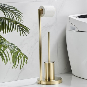 Buona qualità spazzolato oro rotolo di <span class=keywords><strong>carta</strong></span> <span class=keywords><strong>igienica</strong></span> <span class=keywords><strong>porta</strong></span> bagno metallo <span class=keywords><strong>porta</strong></span> <span class=keywords><strong>carta</strong></span> con spazzola <span class=keywords><strong>da</strong></span> bagno pavimento <span class=keywords><strong>in</strong></span> piedi - Product Image 1