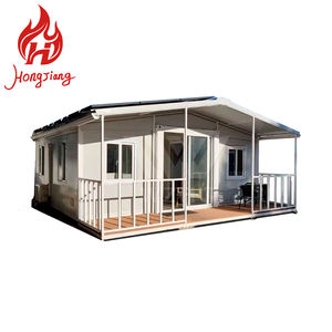 منزل حاويات صغير محمول، مكاتب، منازل مسبقة الصنع، وحدات حاويات قابلة للطي بثلاث غرف نوم للبيع - Product Image 2