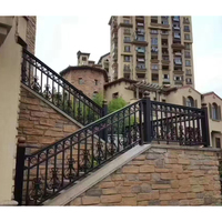 Aluminium-Legierung Balustraden-Geländer |   Modernes Design |   Sicherheitsgeländer für Treppen, Balkone und Villen |   Direktlieferung ab Werk |   Handlauf
