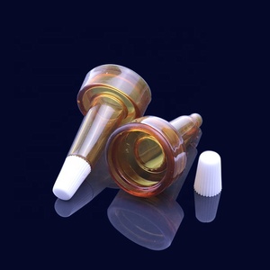 Tappo Contagocce in Plastica Trasparente Ambrata Bianca da 20mm con Testa a Corno in PE PP <span class=keywords><strong>per</strong></span> Flaconi di <span class=keywords><strong>Medicinali</strong></span> in Vetro, Fiale di Penicillina - Product Image 4