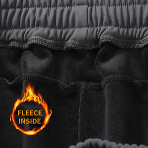 Hombre YKK Cremallera Cintura Fitness al aire libre Transpirable Correr Cremallera Bolsillo Pantalones de tela de secado rápido Entrenamiento para hombres - Product Image 3