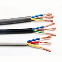 Cable Multifilar RVV LSZH Sin Halógenos de Baja Emisión de Humo, Cable de Control de Cobre Ecológico para Edificios Inteligentes