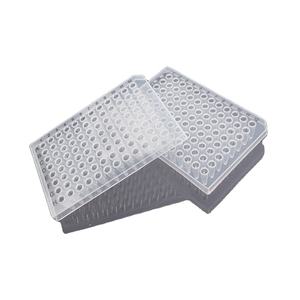 実験室用pcrプレートメーカー透明96ウェルPCRプレート0.2mlハーフスカート付きPcrマイクロプレート - Product Image 1