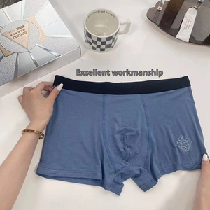 <span class=keywords><strong>Boxer</strong></span> con testa a vita allargata Super elastico comodo boxeadores biancheria intima traspirante antibatterico assorbimento dell'umidità uomini <span class=keywords><strong>boxer</strong></span>