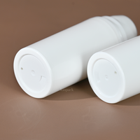 Flacon pompe sans air en plastique de qualité supérieure, plusieurs capacités (15 ml, 30 ml, 50 ml), emballage luxueux pour sérum cosmétique et soins de la peau