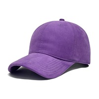 Gorra de Béisbol Clásica de Pana de Alta Calidad con Logotipo Personalizado, Color Sólido, 6 Paneles, para Hombre y Mujer, Estilo Retro, Simple, Informal, Deportiva