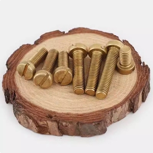 LeGood M1.6X6mm Vis à tête cylindrique à fente en laiton Système de mesure métrique - Product Image 3