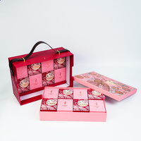Boîte cadeau de qualité alimentaire avec logo en relief ou en creux, emballage de luxe pour pâtisserie et snacks, OEM ODM, boîte cadeau en papier pour desserts