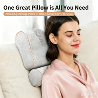 Coussin ergonomique en mousse à mémoire de forme pour le dos et le cou, coussin de soutien lombaire 2-en-1 pour canapé, voiture, lit, soulagement orthopédique des douleurs lombaires