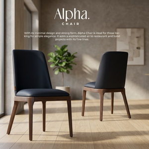 Chaise de salle à manger moderne rembourrée en bois massif avec dossier en microfibre, non pliable, pour salle à manger, restaurant, maison - Product Image 3