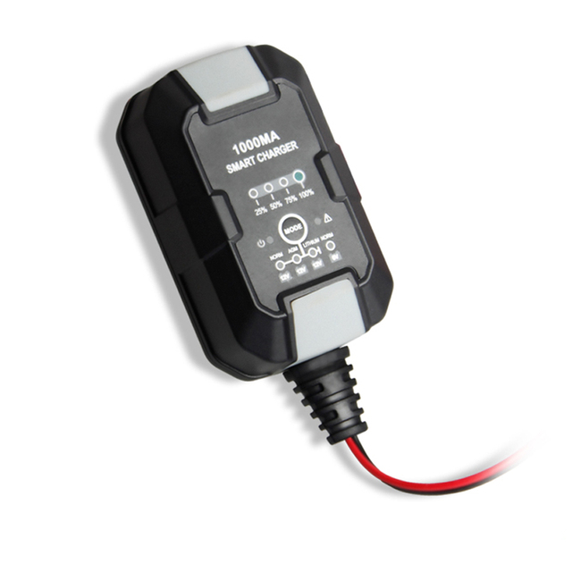 12v 1000mA Car Battery Charger 12V/6V Lead-acid Battery Charger Smart Motorcycle Battery Charger