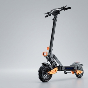 Trottinette tout-terrain pliable avec pneus larges et amortisseurs, trottinette électrique rapide pour adultes avec phare LED - Product Image 1