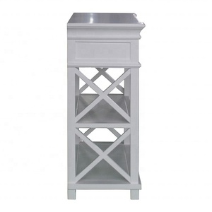Fh1037 Oxford trang trại pháp ven biển phong cách Đồ nội thất bằng gỗ hành lang giao diện điều khiển Bảng cho lối vào với lưu trữ Kệ và ngăn kéo - Product Image 4
