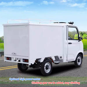 Mini boîte camion Tricycle vélo électrique <span class=keywords><strong>1500W</strong></span> solaire nouveau Tricycle à cabine fermée électrique à quatre roues 2025 avec coffre de cargaison - Product Image 5