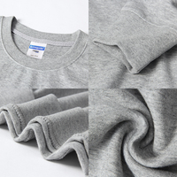 SK Wholesale Sweaters à capuche unisexes 280G, couleur unie, col rond, avec broderie et découpe personnalisées, Fourniture ODM pour la saison d'automne