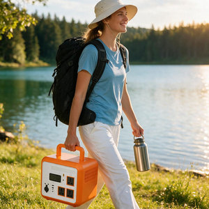 1200W Factory Direct Small Energy Storage System All in One <b>Solar</b> <b>Generator</b> Hybrid Portable Power Station for Emergency Blackout - Product Image 3