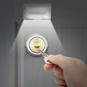 Led ánh sáng ban đêm thông minh tự động PIR khóa cửa cảm ứng đèn cửa lỗ Khóa cảm biến chuyển động LED thông minh ánh sáng - Product Image 1