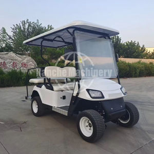 2025 nuevo carrito de Golf eléctrico para adultos de 4 ruedas para turistas 2-8 plazas batería de litio carrito de Golf rojo colores personalizados - Product Image 1