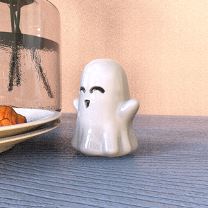 Juego de Salero y pimentero con forma de fantasma personalizado al por mayor, decoración de cocina de cerámica espeluznante para accesorios de mesa de fiesta - Product Image 4