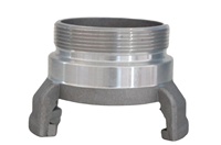 Raccord de tuyau de 1-1/2 pouce à 4 pouces, coupleur standard femelle avec loquet pour raccords d'incendie, aluminium, accouplement rapide Guillemin