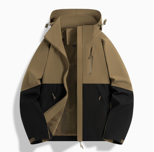 Giacca Professionale per Escursionismo, Resistente al Vento e alla Pioggia, Multicolore con Stampa Personalizzata per Viaggi, Campeggio e Lavoro Quotidiano - Product Image 4