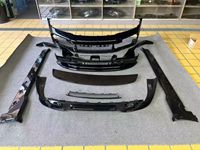 Conjunto de parachoques delantero original usado para Porsche 911 992 Carrera S D, piezas de carrocería de segunda mano de alta calidad con rejilla.
