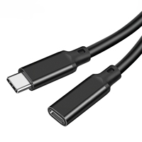 Câble d'extension USB-C mâle-femelle 240W à charge rapide, adaptateur 20 Gbit/s USB 3.2, câble de projection 4K, câble de données pour disque dur