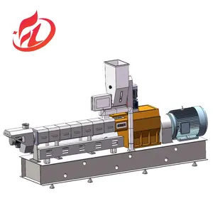 Automatic Corn flakes food extruder production line manufacturing plant