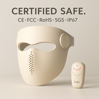 SUNSRED Masker Terapi Cahaya Merah Profesional 5D 1064nm untuk Anti-Penuaan Peremajaan Kulit Perangkat Kecantikan Wajah LED Medis untuk Spa