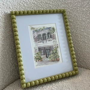 Fatto a mano bella cornice lucida con <span class=keywords><strong>perline</strong></span> cornice laccata Design con dettagli intricati - Product Image 1