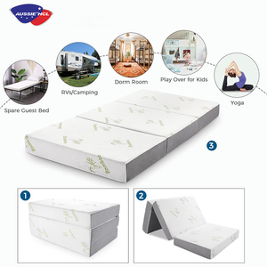 Cao Cấp Nệm Cao Su Di Động Gấp Lại Matelas Pliant Colchon Plegable Chơi Mat Yoga Mat Có Thể Gập Lại Du Lịch Bộ Nhớ Bọt Nệm - Product Image 5