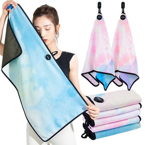 90x50cm phòng tập thể dục thể thao Khăn lưới túi tùy chỉnh in thêu trống cho thăng hoa sợi nhỏ nam châm phòng tập thể dục khăn - Product Image 1