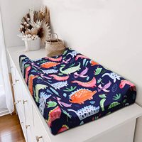 Draps de lit de bébé en bambou biologique Draps de lit de bébé naturels et écologiques imprimés Housses de lit de bébé Drap de lit pour nouveau-né