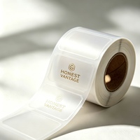 Étiquettes d'emballage personnalisées en vinyle adhésif imperméable avec hologramme pour flacons de 3 ml, parfums et lotions