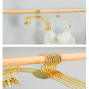 En gros, Cintre en alliage métallique robuste antidérapant avec <span class=keywords><strong>pince</strong></span> pour sous-vêtements, soutiens-gorge, chaussettes et culottes, pour l'organisation des vêtements - Product Image 6