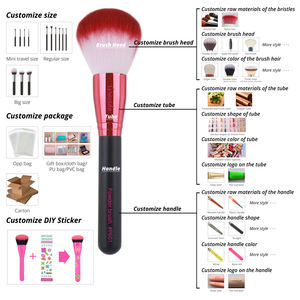 Brocha de Maquillaje de Madera Portátil Ultra Mini, Cuadrada, Rómbica, de Gracedo Factory, Personalizada, al Mejor <span class=keywords><strong>Precio</strong></span>, para Base de Maquillaje en Polvo sin Dejar Rastros - Product Image 5