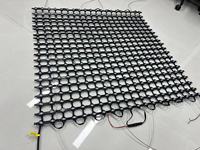 Lampadaires LED de décoration extérieure P41.6 P50 P100, pleine couleur, taille personnalisée, contrôle intelligent, étanchéité IP68, garantie 3 ans