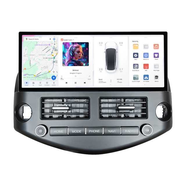 DUDUAUTO UIS7870 12.3inch Intelligent Car Android Player Autoradio Stereo Head Unit GPS for Toyota RAV4 RAV 4 2007-2012
