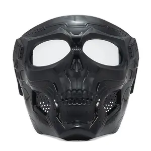 Masks Full Face Masks Tactical Protective Gear For Halloween Cosplay Party Shooting Game Black