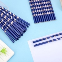 Crayons triangulaires pour enfants avec correction de la prise en main, crayons 2B, lot de 30
