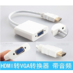 Convertidor adaptador HDMI a VGA con cable de audio para conexión de pantalla de monitor de computadora - Product Image 4