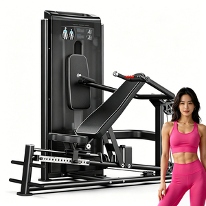 Machine de musculation professionnelle multifonctionnelle réglable pour press à la poitrine assis, entraînement du dos et des bras, équipement de force commercial pour salle de sport - Product Image 1