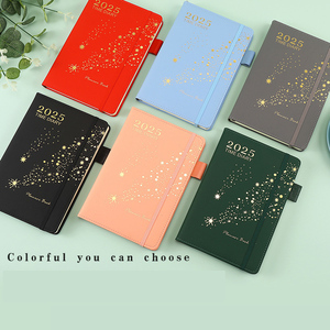 Agenda Personalizada A5 en Inglés y Español, Impresión con Fecha Diaria, Semanal y Mensual, Planificador con Cubierta de Cuero PU, Diario, Cuadernos Personalizados 2026 - Product Image 3