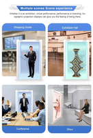 Écran LCD transparent tactile de haute qualité 21,5 32 pouces OEM Holobox Boîte holographique 3D pour une utilisation éducative en intérieur